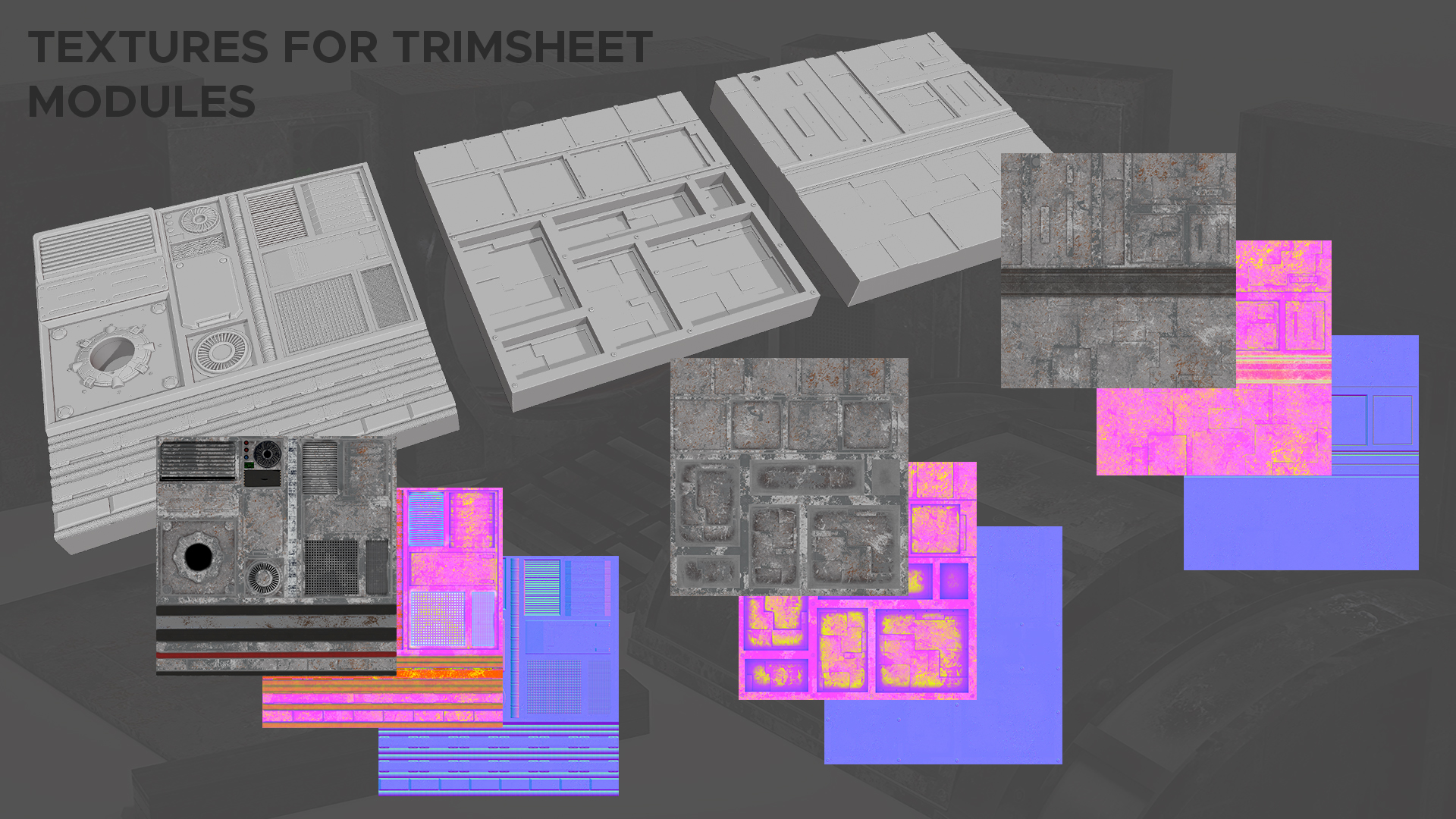 Textures for trimsheet modules